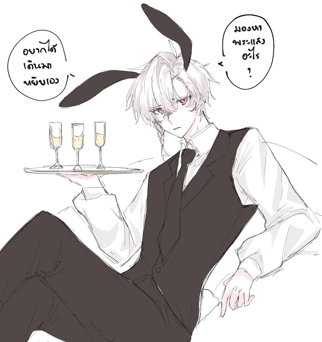 สุซาคุบันนี่🐰🤍🌸 ฮิฮิฮิ
PJSK OC kaaa
 #karitsu_orichara