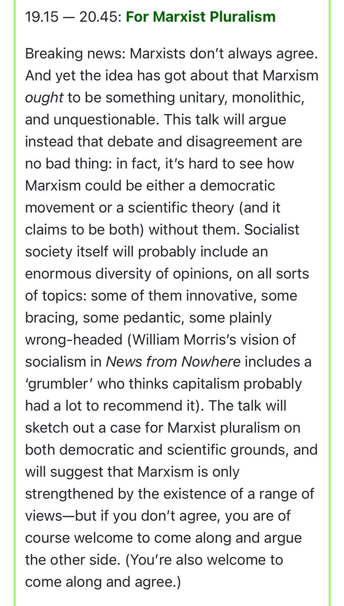 Edmund Griffiths (@edmundgriffiths) on Twitter photo Reminder that I'm speaking tomorrow evening (7:15pm Saturday) at the <a href="/OfficialSPGB/">The Socialist Party</a> summer school, under the title "For Marxist pluralism". The link to watch live via Zoom is on the SPGB website worldsocialism.org/spgb/summer-sc…, & I think it will also be up on YouTube afterwards Reminder that I'm speaking tomorrow evening (7:15pm Saturday) at the <a href="/OfficialSPGB/">The Socialist Party</a> summer school, under the title "For Marxist pluralism". The link to watch live via Zoom is on the SPGB website worldsocialism.org/spgb/summer-sc…, & I think it will also be up on YouTube afterwards