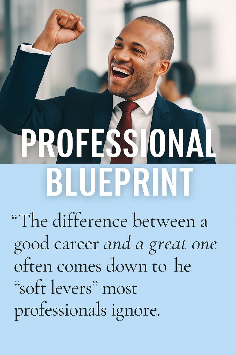 💡 The difference between a good career and a great one isn’t luck — it’s the soft levers most professionals ignore.

From our session on The Professional Blueprint, here are 9 career principles that can change your trajectory 👇