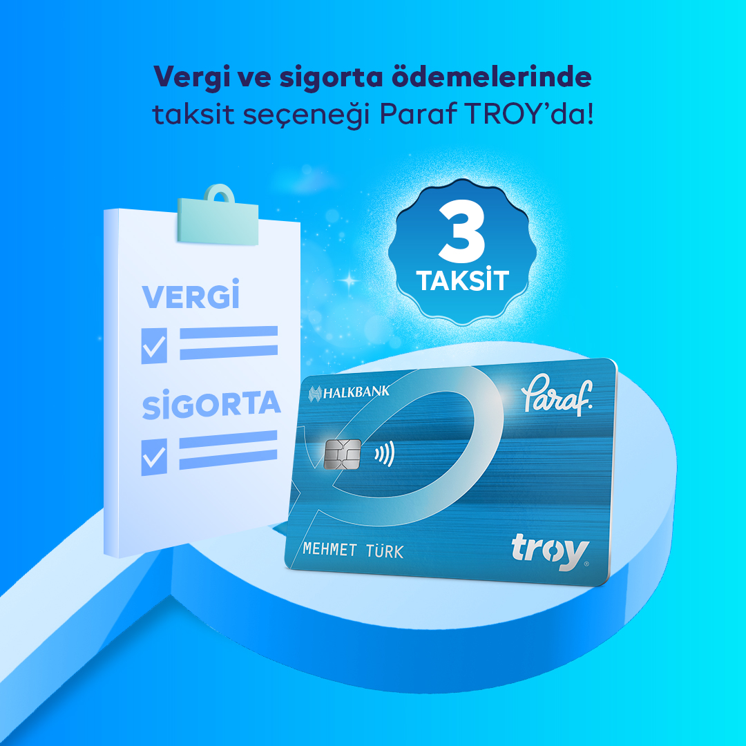 parafcard's tweet photo. Paraf TROY vergi ve sigorta ödemelerinde de yanında! 31 Ağustos’a kadar tek seferde yapacağın 150 TL ile 150.000 TL arasındaki peşin vergi ve sigorta ödemelerinde sonradan taksit seçeneği ile 3 taksit güzelliği seni bekliyor. Detaylar web sitemizde. https://t.co/iK8FYUgDwX