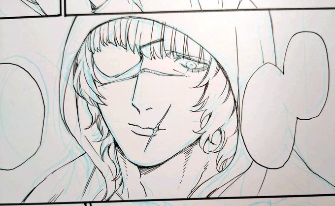 顔漫画なのでペン入れとても楽しいけどそのぶんバの顔はより美しく意識しないといけない 