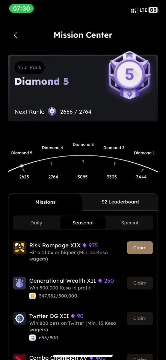 Dat_BiycycleBoy's tweet photo. Can I get a gMonad??

It’s been a rough week but everything feels good with @kizzymobile 

I just concluded the season 2 risk rampage mission, leaving me with 3 missions for season 2. 
Thanks to Kizzy community @KizzyCult 
My frens @OlubadanII @theweb3muse WAGMI

gKizzy 💜 @monad https://t.co/f5NWzgvvDV