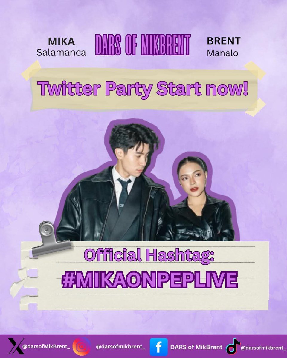 DARS OF MIKBRENT (@darsofmikbrent_) on Twitter photo let's join <a href="/team_mikaofc/">TEAM MIKA OFFICIAL</a> πππππππ πππππ ππππππ πππ
Reminders:
β’ No numbers
β’ No emojis
β’ No all caps
β’ At least three words per tweet
β’ Engage with big accounts
#MIKAONPEPLIVE let's join <a href="/team_mikaofc/">TEAM MIKA OFFICIAL</a> πππππππ πππππ ππππππ πππ
Reminders:
β’ No numbers
β’ No emojis
β’ No all caps
β’ At least three words per tweet
β’ Engage with big accounts
#MIKAONPEPLIVE