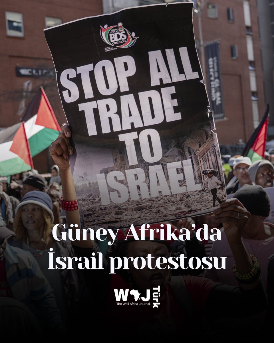 ✊ Güney Afrika’da halk, hükümetin İsrail’e kömür satışını durdurmasını istedi

💢 Filistin Dayanışma İttifakı öncülüğünde Pretorya’da protesto gerçekleştirildi

💢 Göstericiler, “Soykırımcı İsrail’e kömür ihracatını yasaklayın” pankartları taşıdı

💢 Güney Afrika, 2024’te