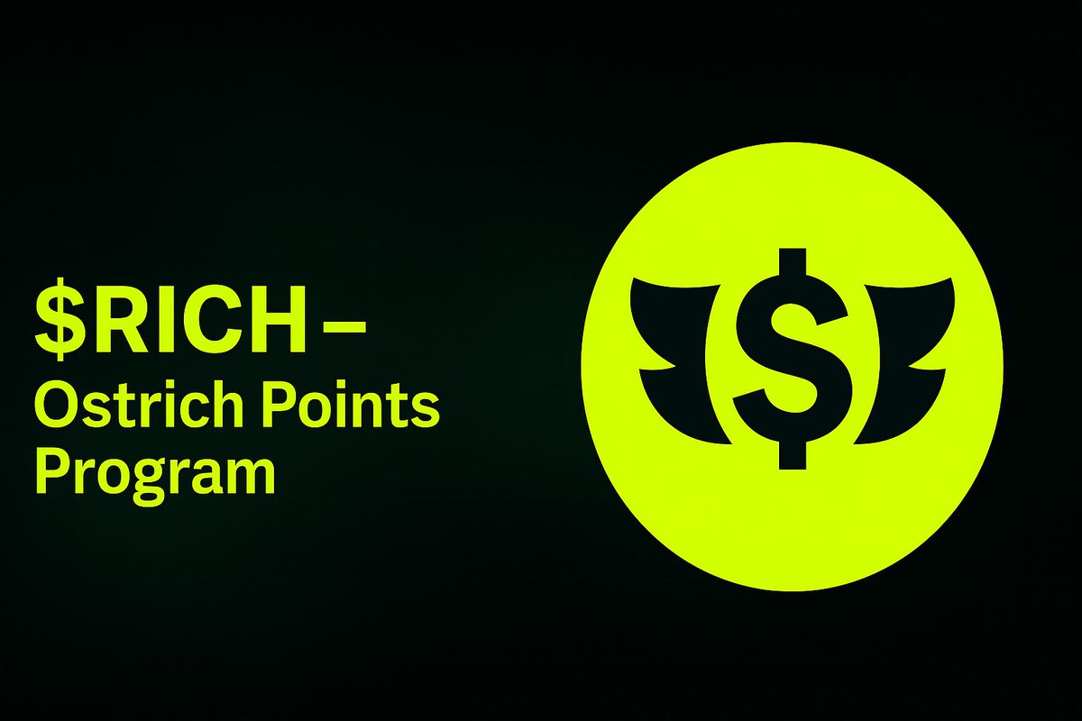 Supreme (@supremehd044) on Twitter photo Imagine earning tokens just for doing what you already do which is trading. With the <a href="/Ostrich_HQ/">Ostrich</a>  point program, every trade gets you closer to owning $RICH.
 It’s not just trading anymore; it’s trading with rewards built in.
 How? 👇🧵
<a href="/0xTrendSage/">TrendSage</a> Imagine earning tokens just for doing what you already do which is trading. With the <a href="/Ostrich_HQ/">Ostrich</a>  point program, every trade gets you closer to owning $RICH.
 It’s not just trading anymore; it’s trading with rewards built in.
 How? 👇🧵
<a href="/0xTrendSage/">TrendSage</a>