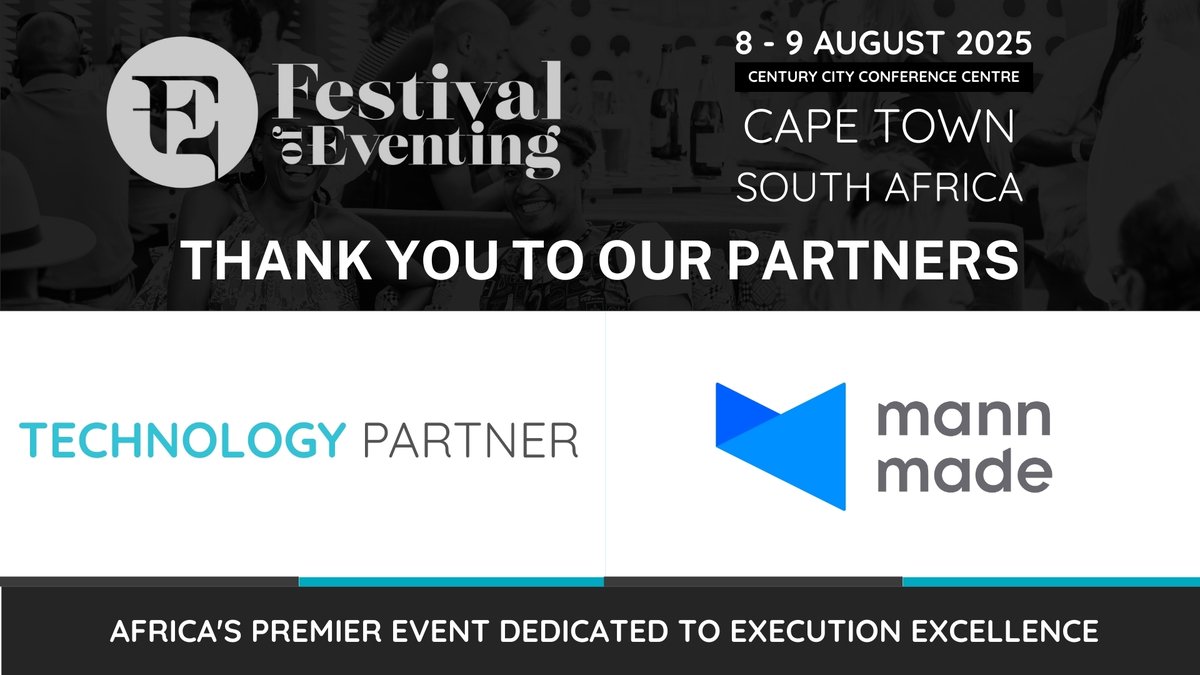 FestOfEventing's tweet photo. 🚀 Tech is the future — and at #FestivalOfEventing our partners made it real!
🙏 Thanks to:
🤖 @eventcopilot (by @TurnoutNow) – our AI assistant
🎟️ @EventOptionsSA – seamless reg + facial recognition
🌐 @MannMadeMediaSA – digital + physical brilliance https://t.co/NNyjepHTxX