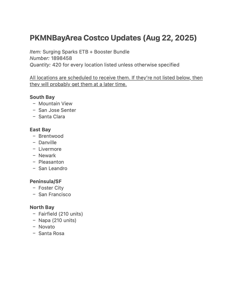 Bay Area Pokemon Restocks & Community tweet media