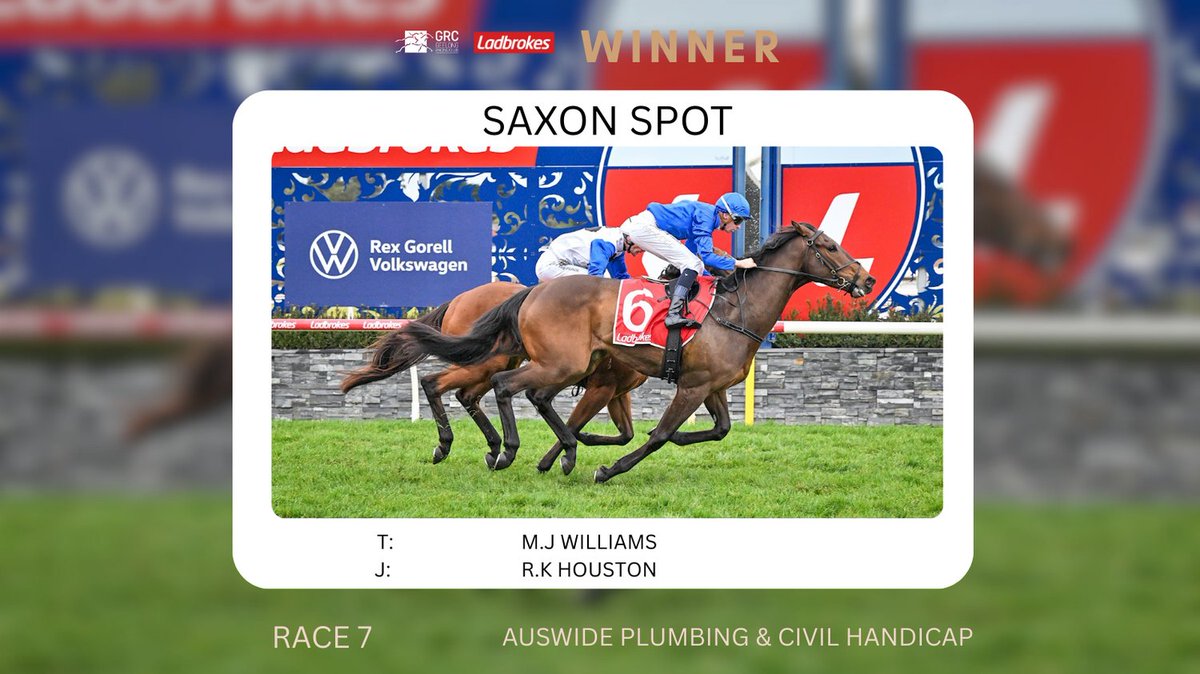 GeelongRaceClub's tweet photo. RACE 5-8 WINNERS https://t.co/kHVM0PHjN7