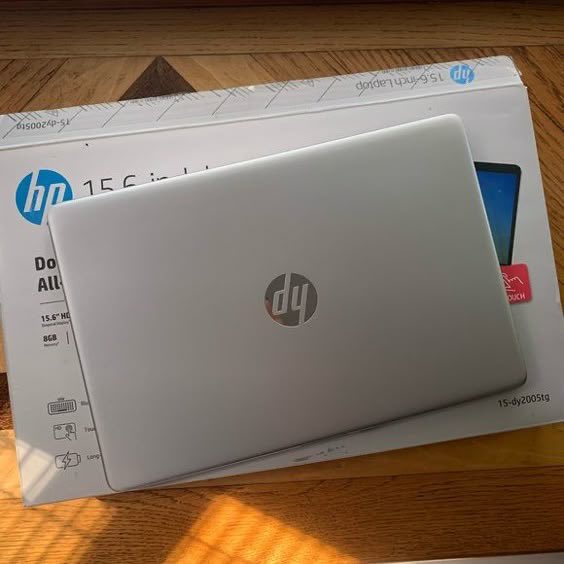 HP 15-dy2005tg 💻 

• Display: 15.6” HD Touchscreen
• CPU: Intel Core i3-1115G4 (11th Gen)
• RAM: 8GB DDR4
• Storage: 256GB SSD
• Graphics: Intel UHD
• OS: Windows 10 Home (upgradeable to 11)
• Battery: ~7 hrs
• Ports: USB-A, USB-C, HDMI, SD card reader, audio jack
•