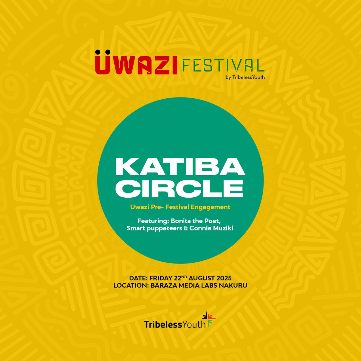 TribelessYouth's tweet photo. The Constitution was meant to define our nation, our freedoms, our dignity, our future. Yet  15 years on, have we lived the promise, or have we betrayed it? This afternoon 3:00 PM, Katiba Circle at Baraza Media Lab, Nakuru. Come reflect, question, and demand better.#UwaziFestival https://t.co/5DULkBYo3k