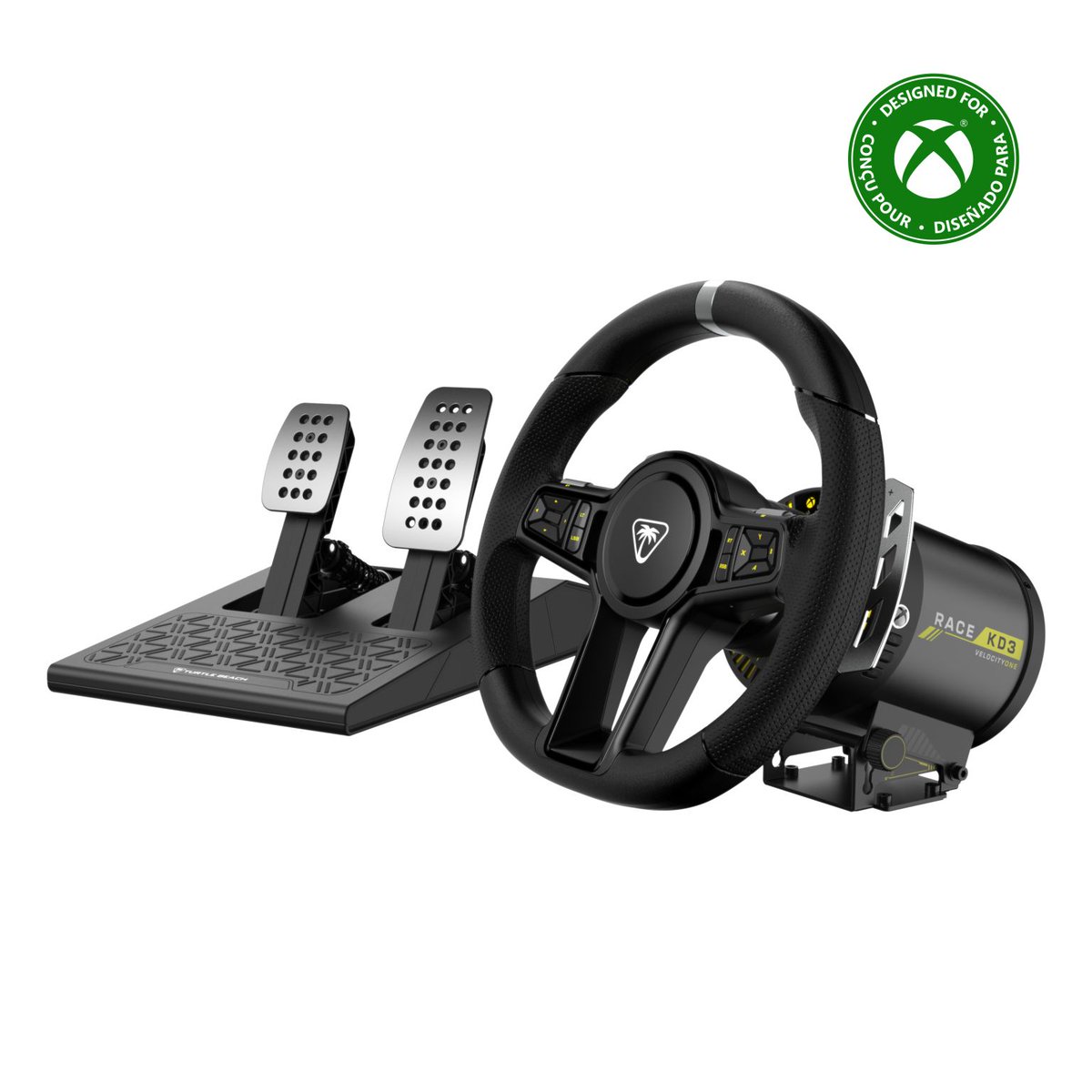 EA_GrandPrixES's tweet photo. 🏎️ Turtle Beach Sim Racing 2025 Lineup! Launching Sept 9 🎮

⚡ KD3 – Direct Drive, 2,160° rotation + pedals
⚡ F-RX – Formula wheel w/ RGB switches + RPM dash
⚡ Racer – Wireless, 30hr battery, couch play

Xbox &amp; PC ready. Which is your pick?

pCredit: TBeach
#Simracing #esports https://t.co/RcsVZcEEWc