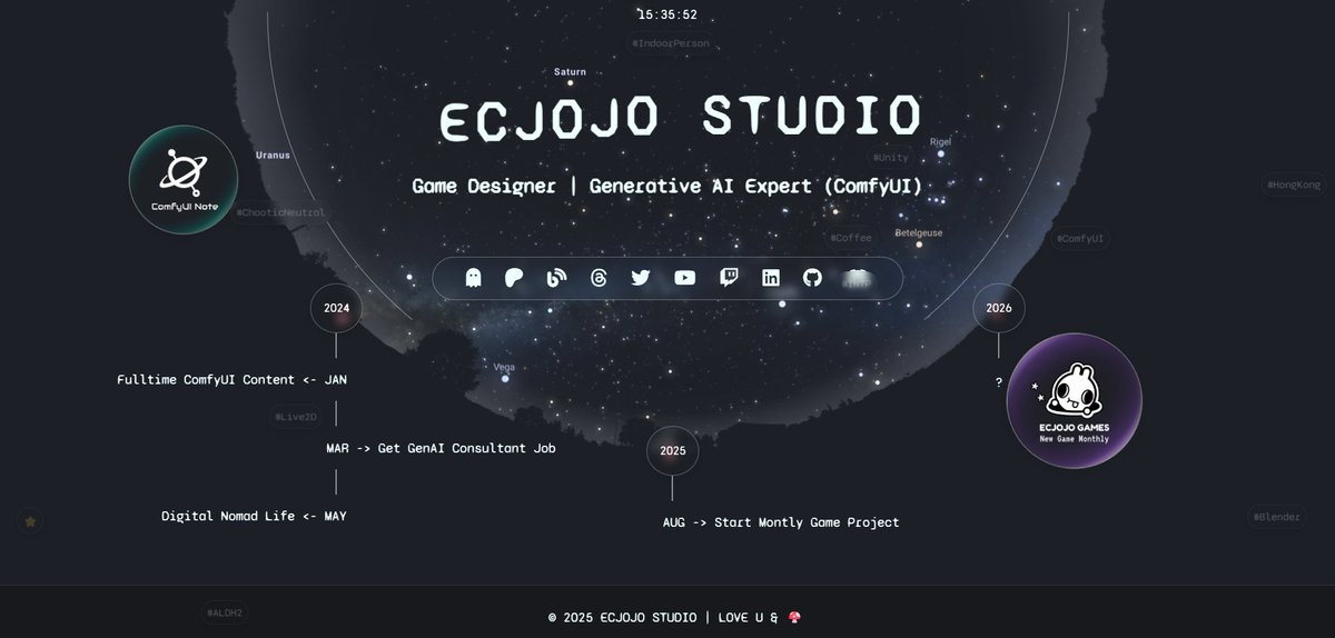 updated my website🥳