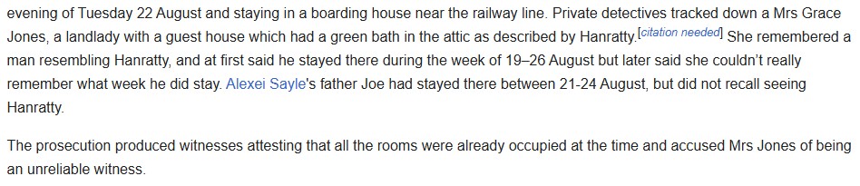 m1chaelbarnes's tweet photo. @cjsnowdon Footnote: Foot doesn't mention that Hanratty sprung his fake Rhyl alibi on the court the day before the defence rose, in the hope it could not be investigated in time. Luckily the police were up to the task. #innocencefraud #jameshanratty https://t.co/pWDoasc6WI