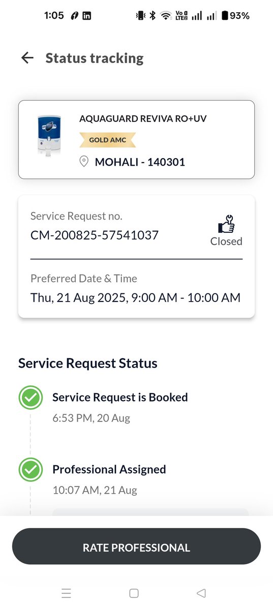 rpsinghlmp's tweet photo. Pathetic service I have never seen before https://t.co/nWYvAosQ3k