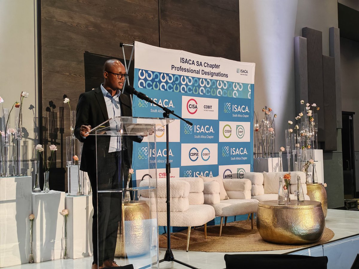 SollyMalatsi's tweet photo. Today I delivered the keynote at the Systems Audit and Control Association 2025 Annual Conference (ISACA) Annual Conference 2025. While some nations are far ahead of us technologically, South Africa still has a chance to catch up. Digital tools let us leapfrog old stages of development. But only if we build a strong digital foundation through a national mission of public–private cooperation🤝🇿🇦