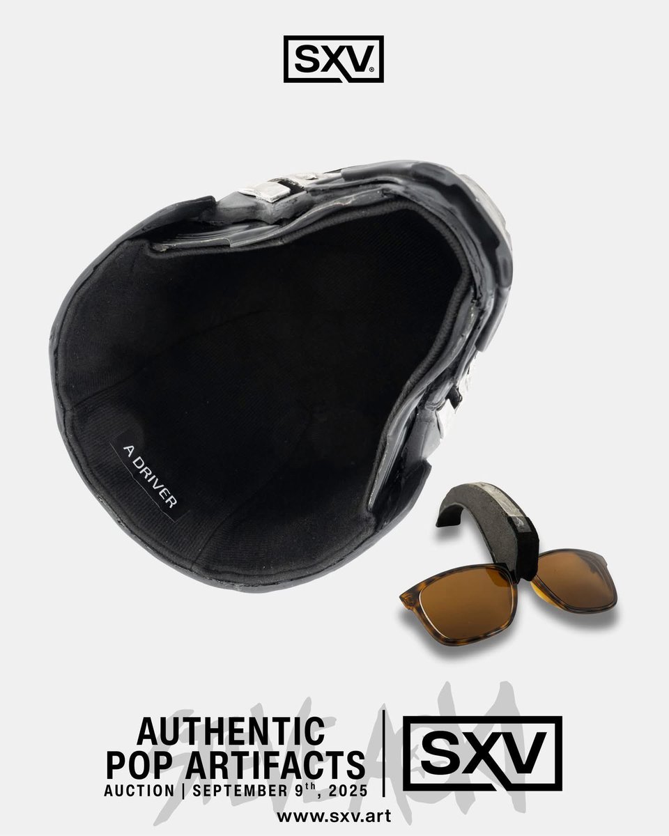 An original hero helmet worn by Adam Driver in The Force Awakens