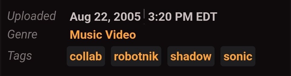20 years ago, the foundations of what would become Sonic Paradox were formed.

Sonic Tribute Collab was released on Newgrounds on August 22nd, 2005! 

Without this collab, there would be no SP!