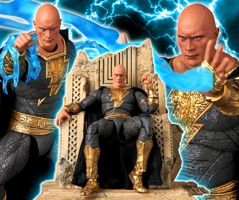 MAFEX Black Adam in his Gold Suit is here! Standing at 165 mm with