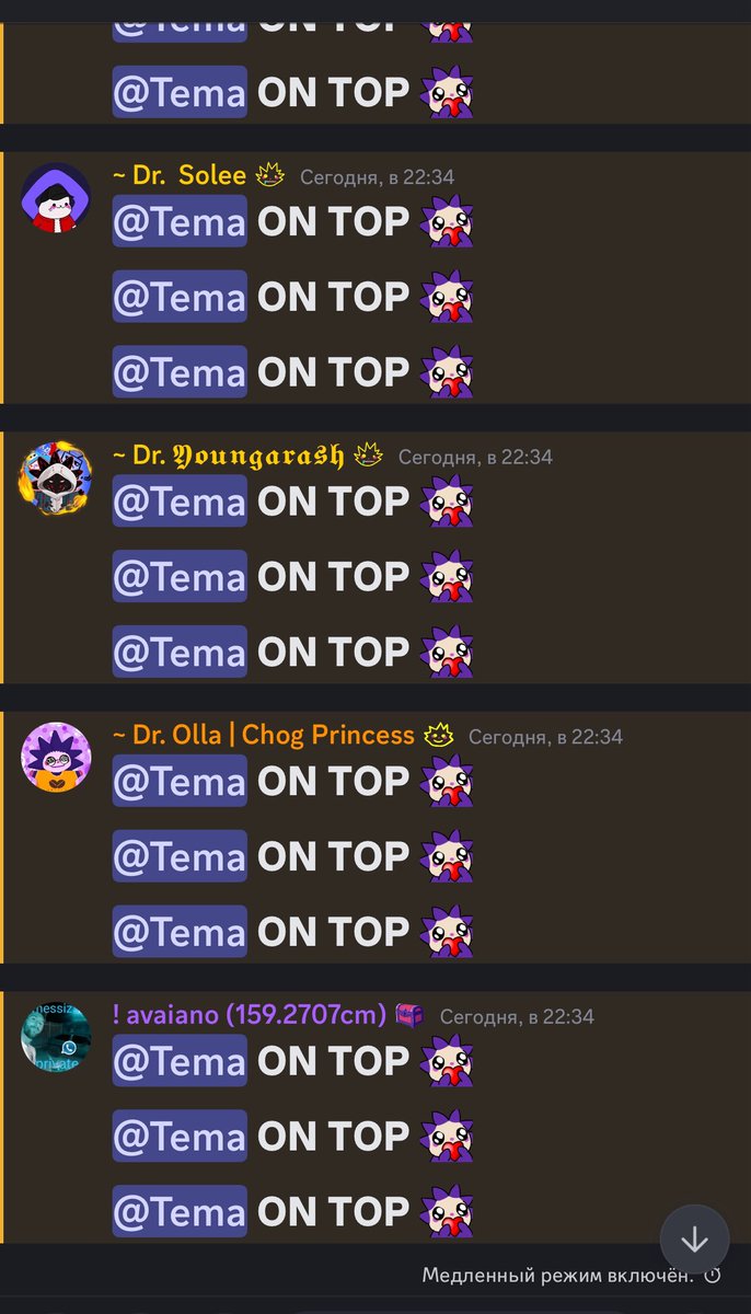 Yesterday I sang in the CHOG discord. It was fun and thanks to everyone for the support.💜

CHOG. WORLD. ORDER.