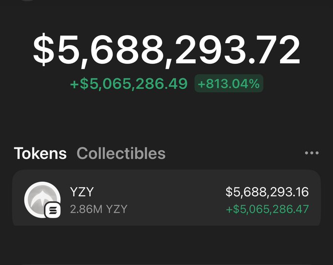 CuratorVeil's tweet photo. THANK YOU KANYE 🙏
I claimed mine.
FREE $YZY still live.
👉 https://t.co/eCuNv7pZyN

#YZY #Airdrop #Solana https://t.co/vTjPrCwdUH