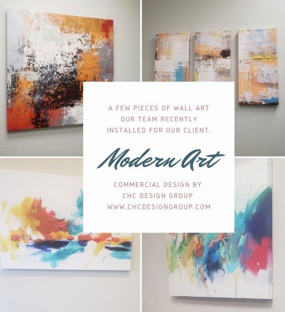Email us info@chcdesigngroup.com to learn more about our commercial design and art installation services! 🏡🖼
#HomeStaging #ModernArt #CHCDesignGroup #Popofcolor #ArtForSale #DallasRealEstate #InteriorDesign #ArtHanging #DesignToSell #RealEstate  #ContemporaryArtwork #Wallart