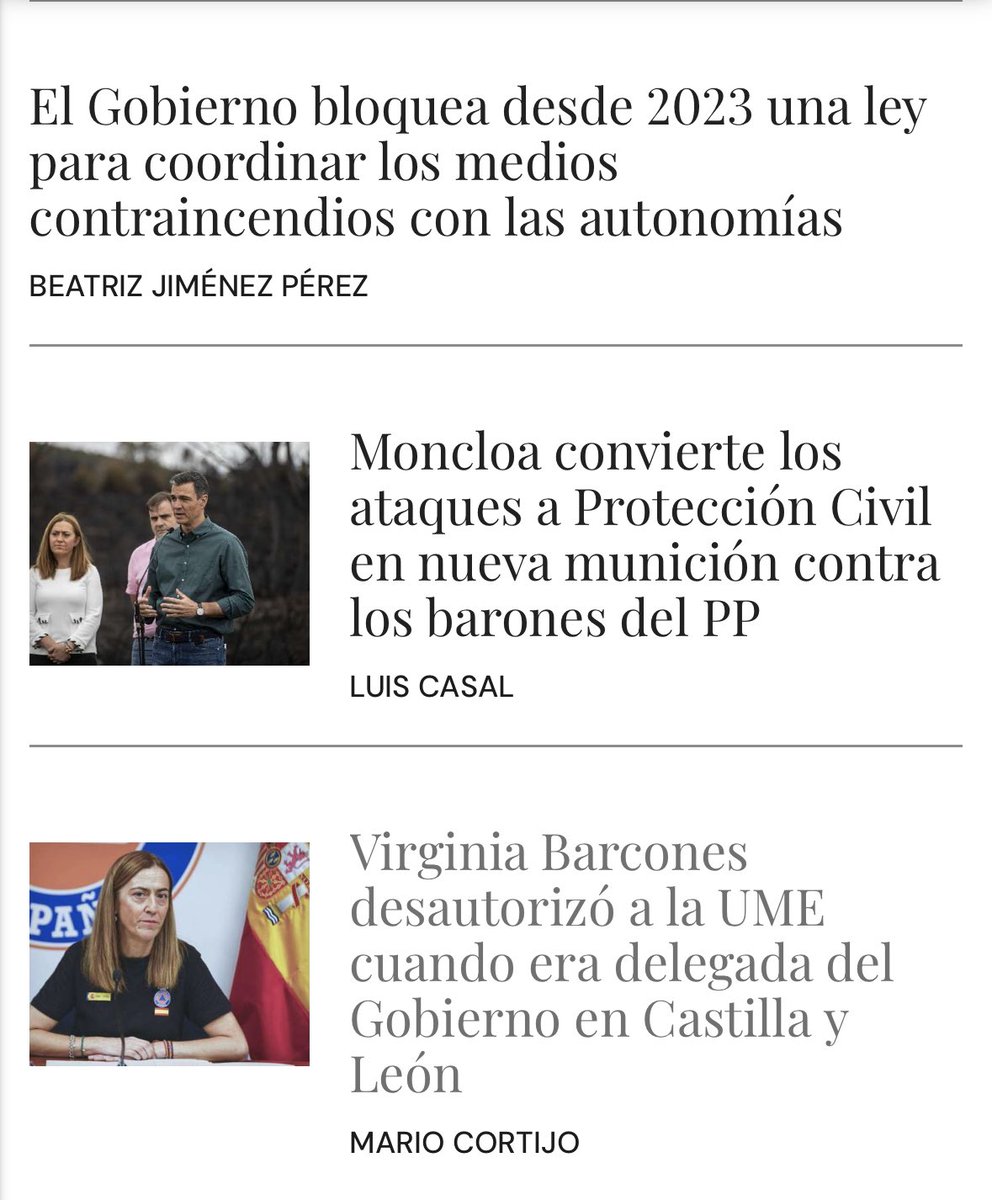 Vean los tres titulares juntos y confirmarán hasta qué punto Sánchez y su tropa hacen del drama, la destrucción  y la muerte un alimento para su supervivencia.
