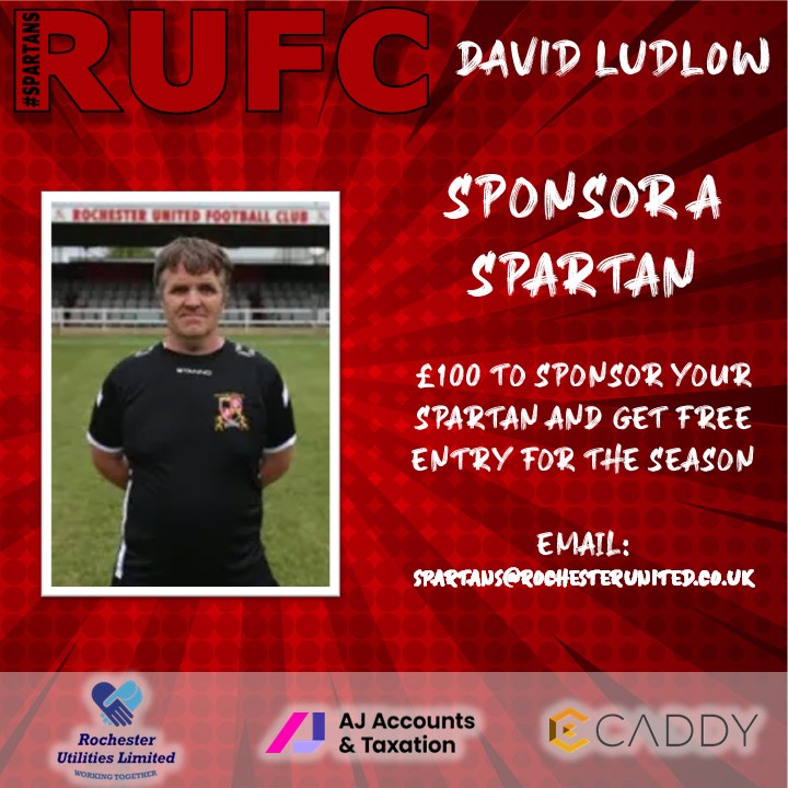 🔴⚫ INTRODUCING THE SPARTANS 🔴⚫

A familiar face around the Rochester Utilities Stadium, David Ludlow.....kit man!! 

SPONSOR A SPARTAN: 
rochesterunitedfc.sumupstore.com

🔴⚫ #Spartans
