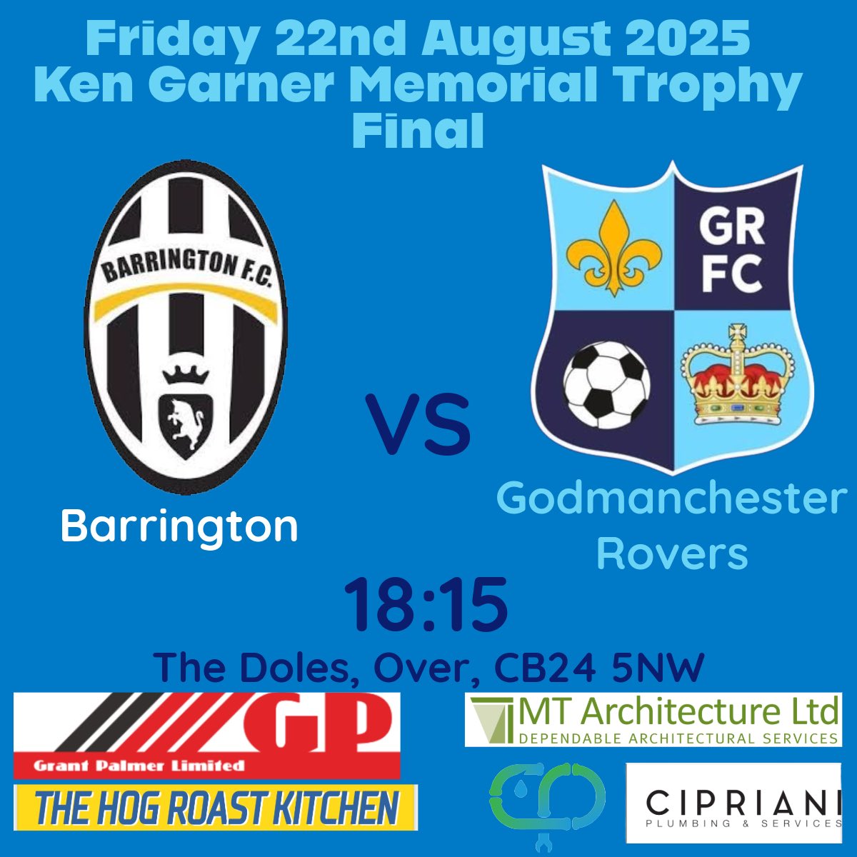 Godmanchester Rovers FC U18 (@goddyroversu18) on Twitter photo MATCHDAY:
Tonight we head back to Over Community Centre for the FINAL of the Ken Garner Memorial Trophy. Bar open all evening come and support the young goddy boys!! #UTG <a href="/GoddyRoversFc/">Godmanchester Rovers</a> 🔵⚪️ MATCHDAY:
Tonight we head back to Over Community Centre for the FINAL of the Ken Garner Memorial Trophy. Bar open all evening come and support the young goddy boys!! #UTG <a href="/GoddyRoversFc/">Godmanchester Rovers</a> 🔵⚪️
