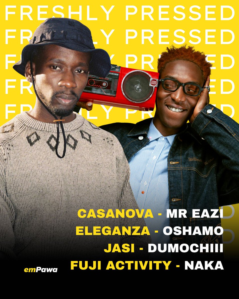 emPawaAfrica's tweet image. Ready for your weekend soundtrack?
new tunes just dropped and it’s playlist-worthy.
Stream it now.
#NewMusicFriday #FreshDrop