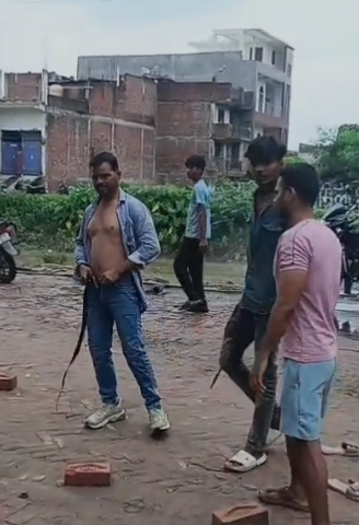 bstvlive's tweet photo. 🚨उन्नाव : महिला को बेल्ट से पीटते वीडियो वायरल🚨
🆔 युवक ने महिला पर जमकर बरसाई बेल्ट
👧 बचाव में महिला की बेटियों ने भी किया झगड़ा
📍 सदर कोतवाली क्षेत्र के आदर्श नगर का मामला
#Unnao #DomesticViolence #BeltBeating #AdarshNagar #ViralVideo @unnaopolice https://t.co/enQamIzuy0