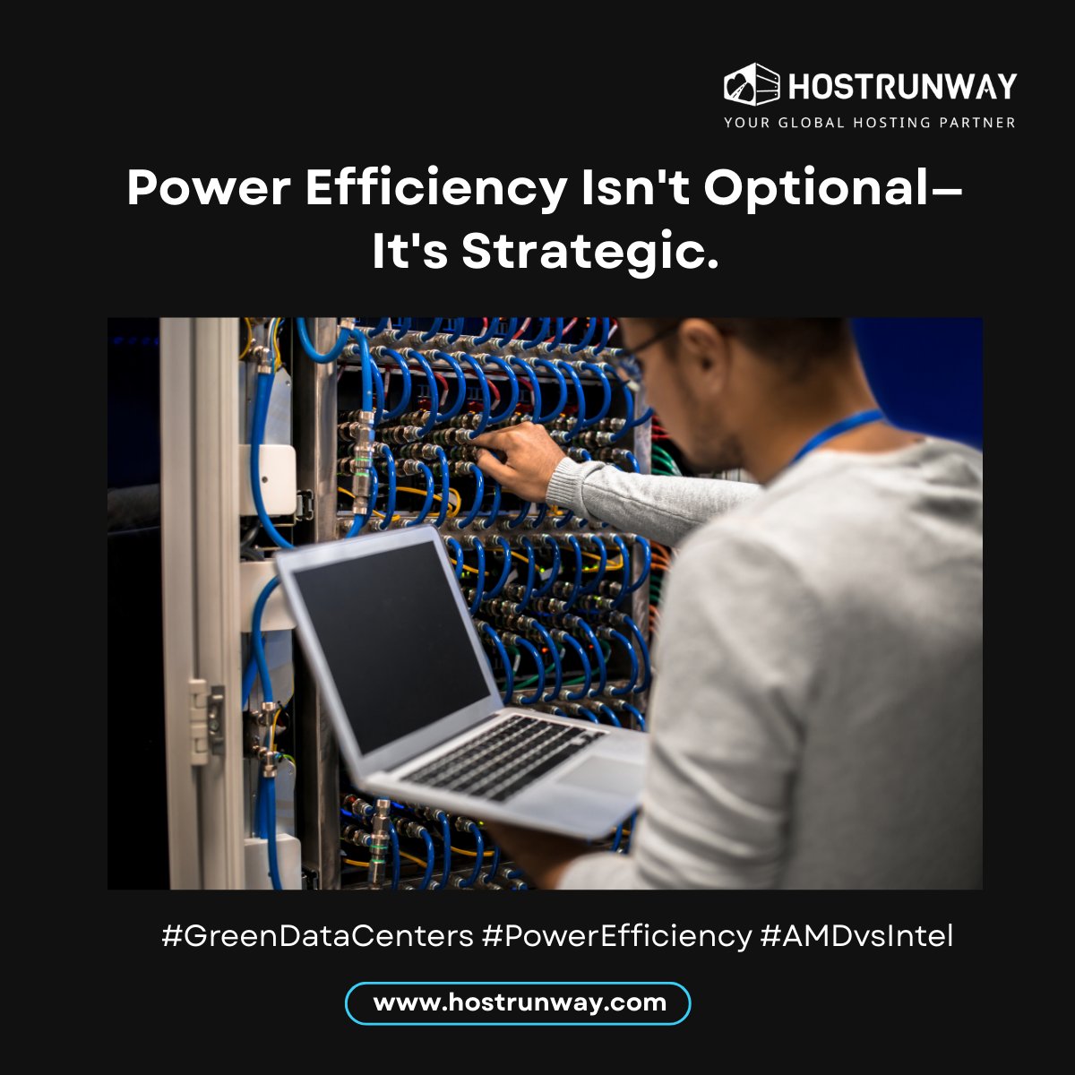 hostrunway's tweet image. ⚡ Power efficiency = strategy.
AMD EPYC gives up to 30% better efficiency vs Xeon → lower TCO + greener ops 🌱
👉 Full breakdown: hostrunway.com/blog/intel-xeo…
#GreenDataCenters #TCO #AMDvsIntel #DedicatedServer