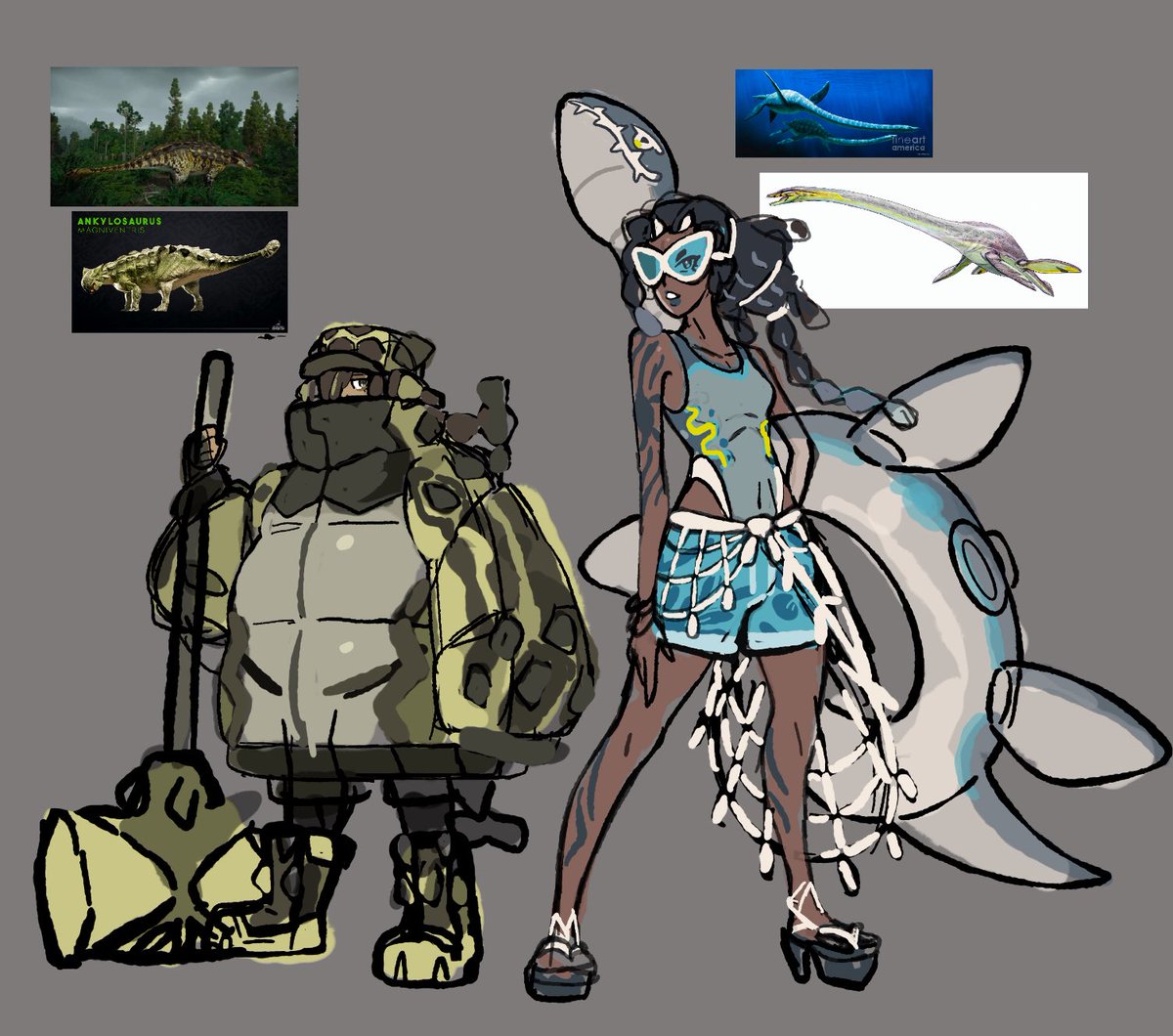 Dinosaur and Prehistoric reptile Gacha game in a perfect world…