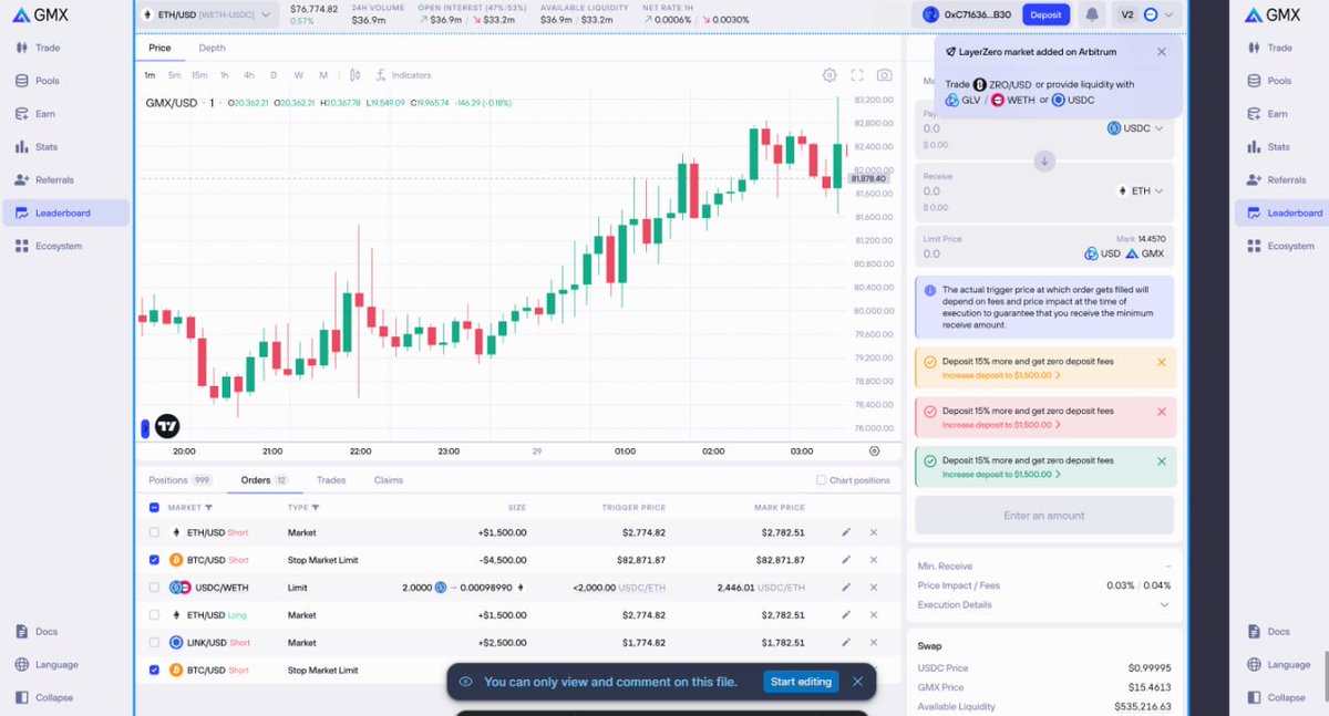 In the next few weeks...

$GMX will launch:

- Multichain, using GMX liquidity on every EVM chain in existence, Base first, many other later. No seperate deployments.

- Completely revamped interface for bringing a better trading UX to users (sneak preview added)
 
- Implementing