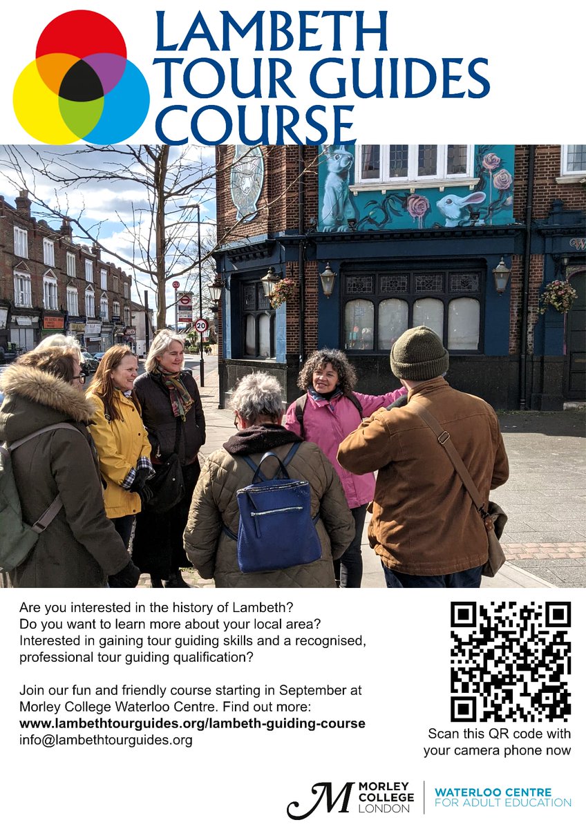 Lambeth Tour Guides Association (@guideslambeth) on Twitter photo I is for
'I could Become A Lambeth Tour Guide'
Learn about London History & #Lambeth today, hone presentation skills, explore green spaces, riverside developments, the people & places in the Borough
Apply for this Sept π
lambethtourguides.org/lambeth-guidinβ¦
#OnlyInLambeth π πΆββοΈπΆπΎπ I is for
'I could Become A Lambeth Tour Guide'
Learn about London History & #Lambeth today, hone presentation skills, explore green spaces, riverside developments, the people & places in the Borough
Apply for this Sept π
lambethtourguides.org/lambeth-guidinβ¦
#OnlyInLambeth π πΆββοΈπΆπΎπ