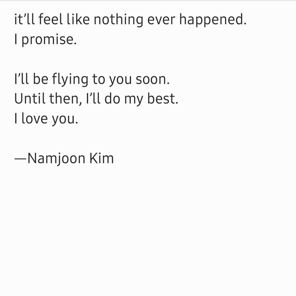 Namjoon's letter on weverse...how is he so good with words 🥹