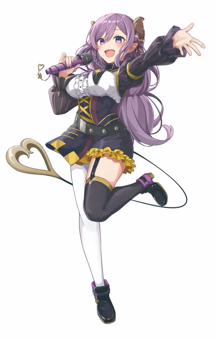 今回こちらのフラワースタンドのイラストを担当させていただきました! とても豪華で素敵なフラワースタンドになっていますので、ぜひ現地で見てくださいね 2年半ぶりの全体ライブ開催本当におめでとうございます!いっぱい応援するぞー! #ななしふぇす2025 #西園寺メアリ