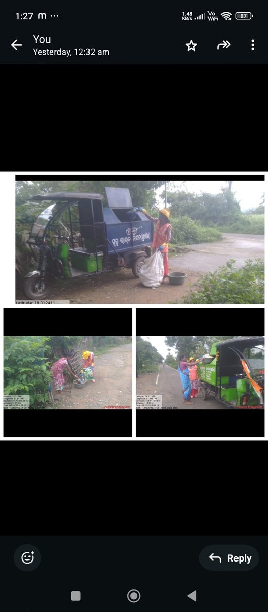 zp_malkangiri's tweet photo. Door to door waste collection at Malkangiri block, Malkangiri #SBMG #SwachhBharat #RuralSanitation #ODFPlusModel #wastemanagement @PRDeptOdisha @dm_malkangiri https://t.co/ClvqhQRD2V