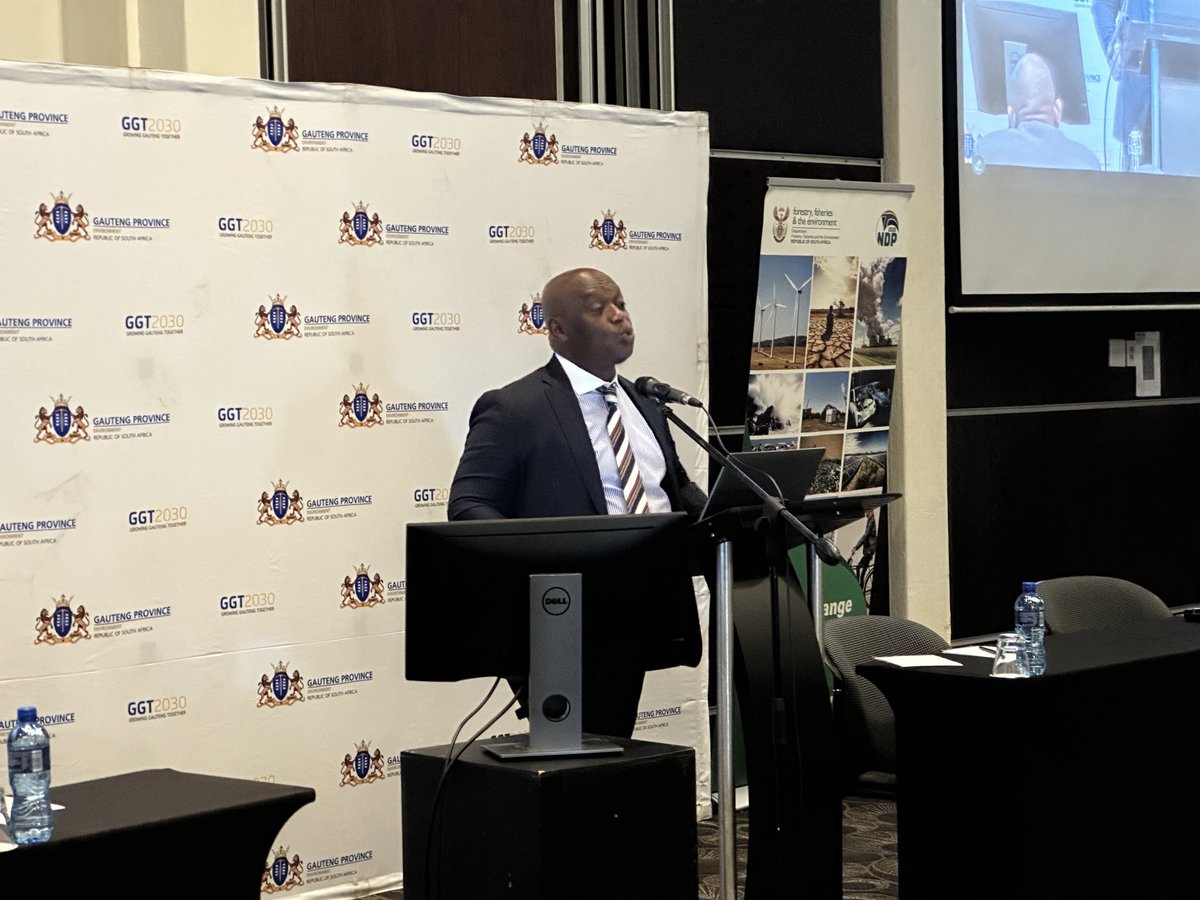 The NDCs Consultation Briefing is officially underway in Kempton Park, with opening and welcoming remarks by Chief Director Loyiso Mkwana. 🌍 #GGT2030 #ClimateAction