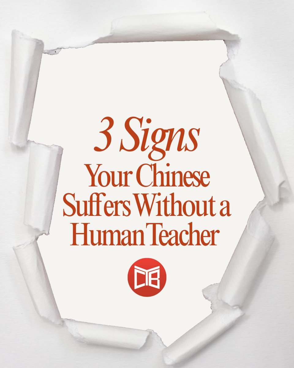 While AI boosts efficiency, it lacks the human intuition needed for tones,  cultural fluency, and motivation. Swipe the post to check whether your  Chinese suffers without human teacher.