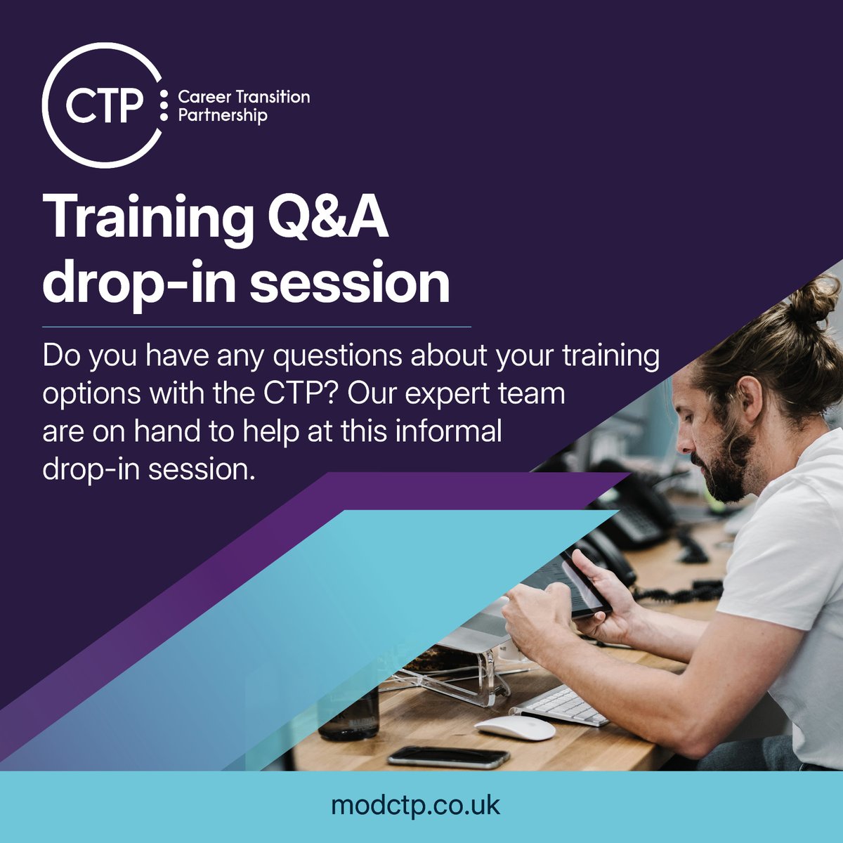 Got questions about CTP Training? Join our online drop-in session on 27 August from 14:00 - 15:00 to discuss any queries you have about our training courses and the course booking process. 

Book your place here to receive log in details 👉 hubs.la/Q03Clr830

#CTP