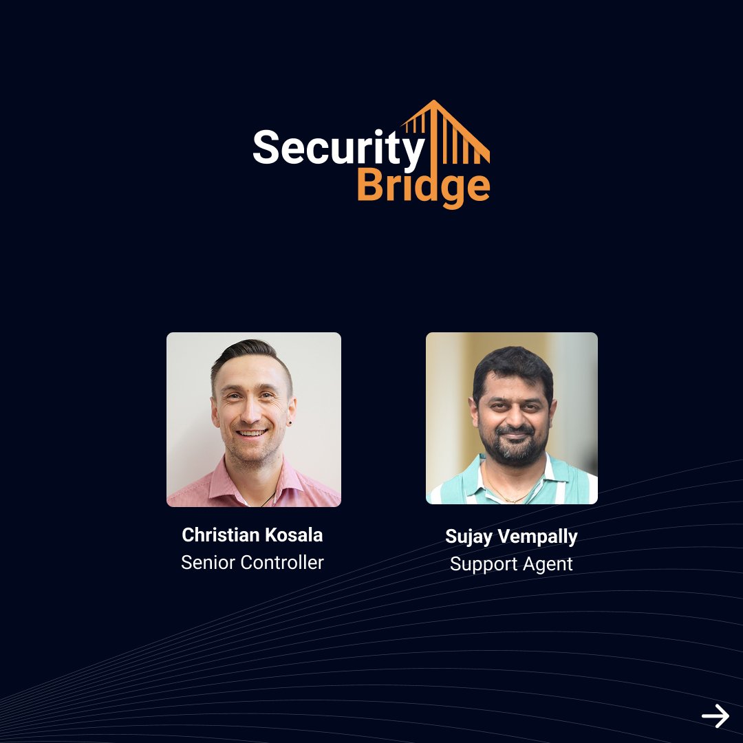_securitybridge's tweet image. A big SecurityBridge welcome to the newest additions to our talented team! 🎉

We’re thrilled to have you all on board and can’t wait to see the great things we’ll accomplish together.