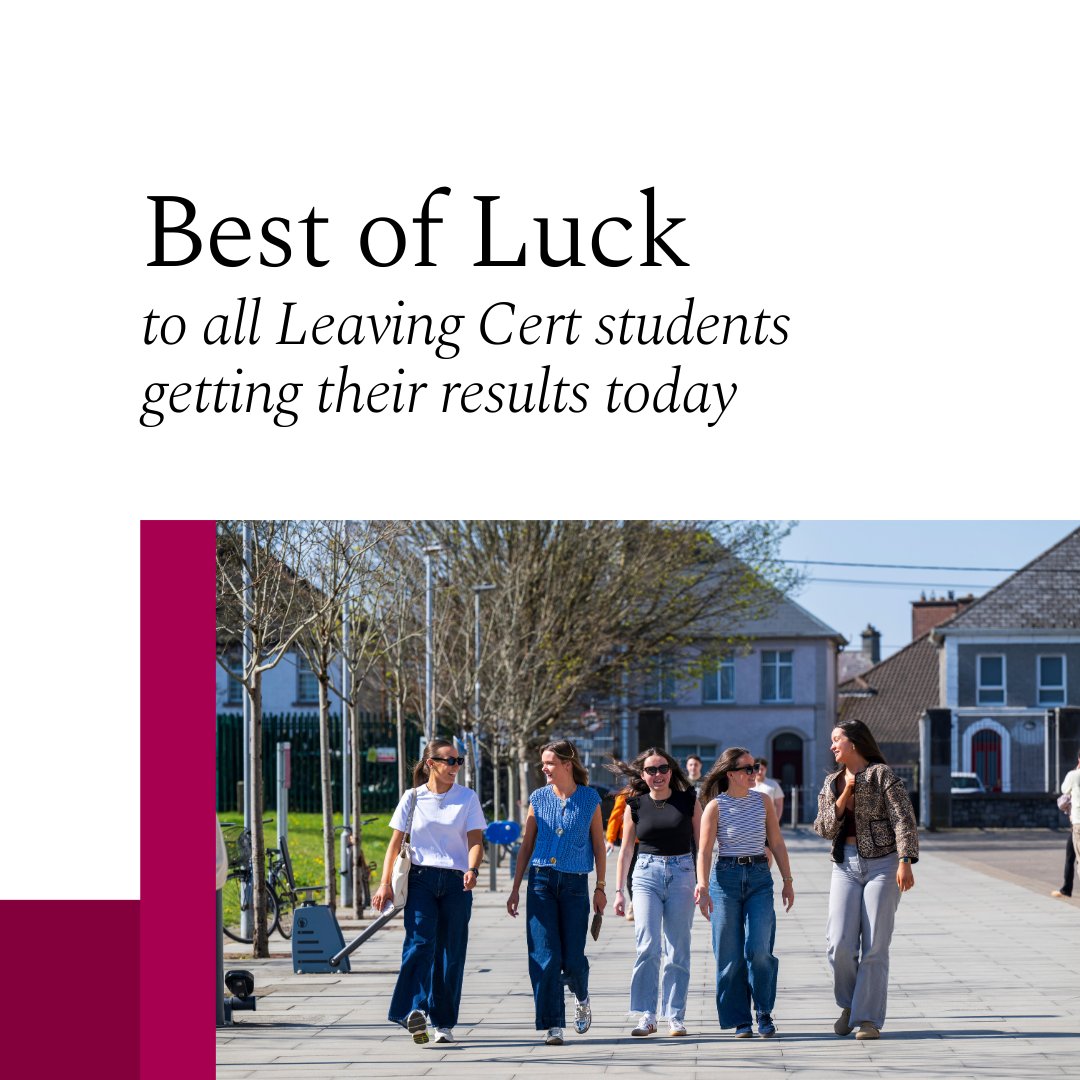 uniofgalway's tweet photo. Good luck to all receiving their Leaving Cert results today! We’re looking forward to welcoming many of you on campus this September 🙌
https://t.co/DnWCX6NRwx
#UniversityofGalway #LeavingCert2025 #StudentServicesGalway #FirstYearOrientation https://t.co/dZl9NZtt4X