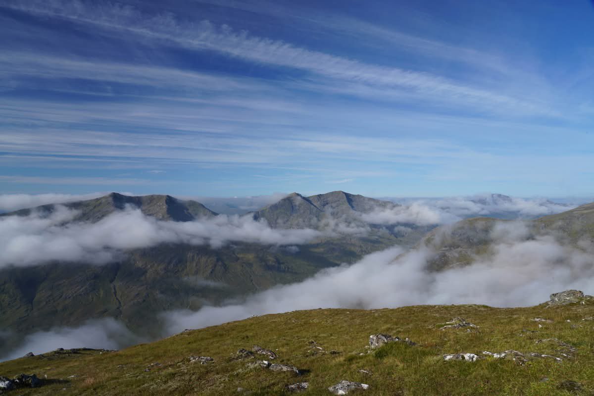 frank_hennessy's tweet photo. 16/08/25 South Glen Shiel Ridge. #inversion #clouds #Munros #Scotland #Mountains #hillwalking #outdoors #munrobagging https://t.co/xI46I0YCQo