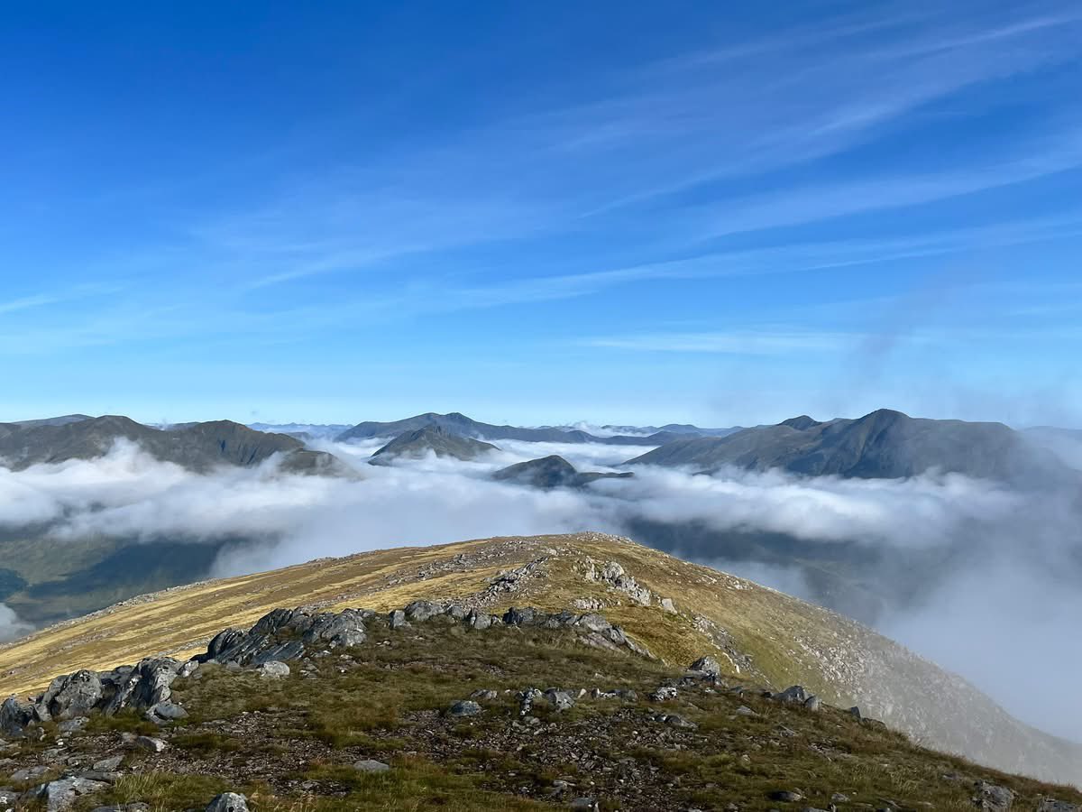 frank_hennessy's tweet photo. 16/08/25 South Glen Shiel Ridge. #inversion #clouds #Munros #Scotland #Mountains #hillwalking #outdoors #munrobagging https://t.co/xI46I0YCQo