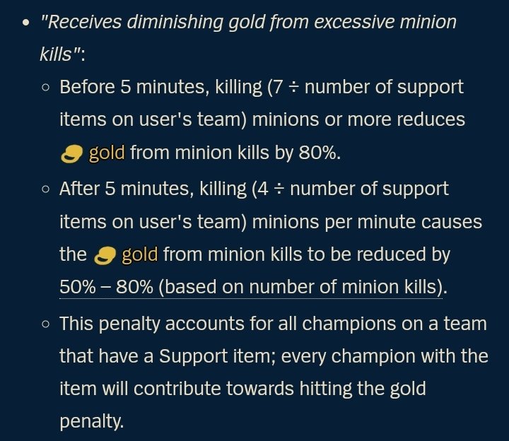 Alpacana2's tweet photo. @AutisticWalter @drewlevin That's what the lolwiki says

I do gotta say it's frustrating tho. Quite often the following happens: team 1 gets lvl 2 advantage, kills teams 2 adc, crashes the wave (that is now built up into 2 waves) and teams 1 support now gets punished for last hitting on top of that https://t.co/hmM0J16o7t