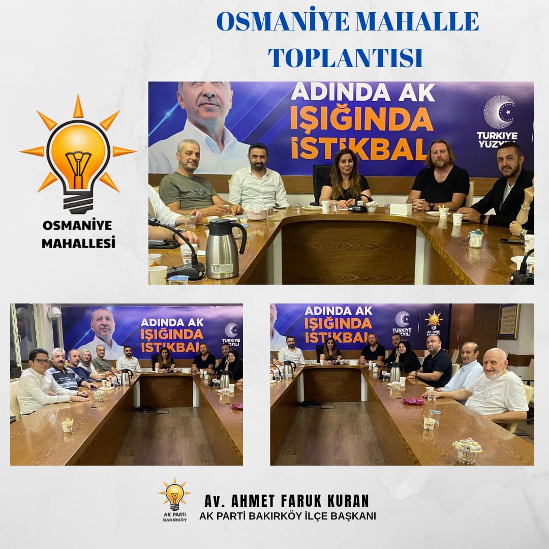 Akbakirkoy's tweet photo. Osmaniye Mahalle Toplantımızı Gerçekleştirdik

Mahalle Başkanımız, yürütme ve yönetim kurulu üyelerimiz meclis üyemiz ve teşkilat mensuplarımızın katılımıyla mahallemizin sorunlarını ve çözüm yollarını istişare ettik

Birlik ve beraberlik içerisinde çalışmalarımıza devam ediyoruz https://t.co/zmF1eRT55m