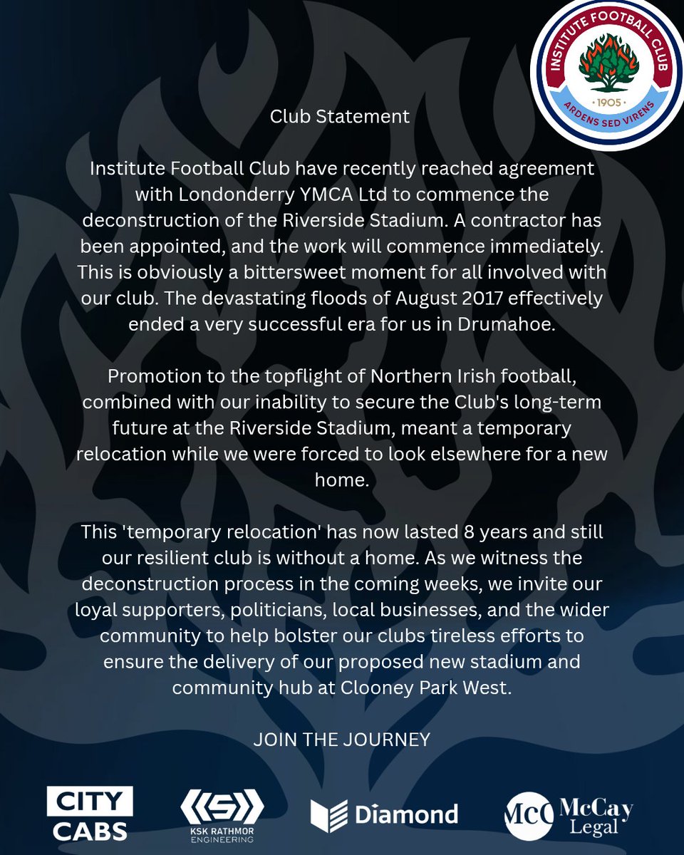 Institute Football Club tweet media