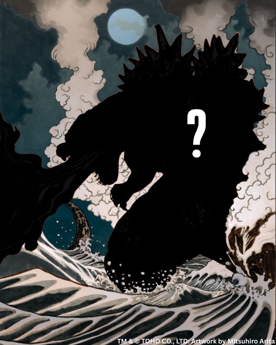 312Studio48's tweet photo. Something stirs in the shadows… A new Godzilla by Mitsuhiro Arita emerges.🔥 
#MitsuhiroArita #Toho #DSCO #godzilla #kaiju #monsterverse #sneakercon

GODZILLA and the character design are trademarks of Toho Co., Ltd. © Toho Co., Ltd. All Rights Reserved. https://t.co/4PGLREr0TH