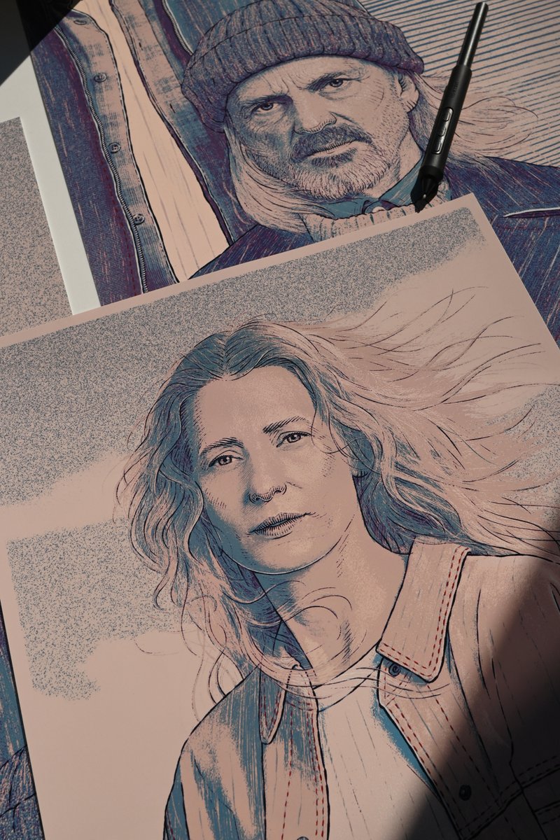 Scheda premieres today at <a href="/HBOMaxPoland/">HBO Max Polska</a> and… so does my key visual mural illustration. You can see the mural in a Polish seaside resort town of Jastarnia. 

#scheda #hbomax #mural