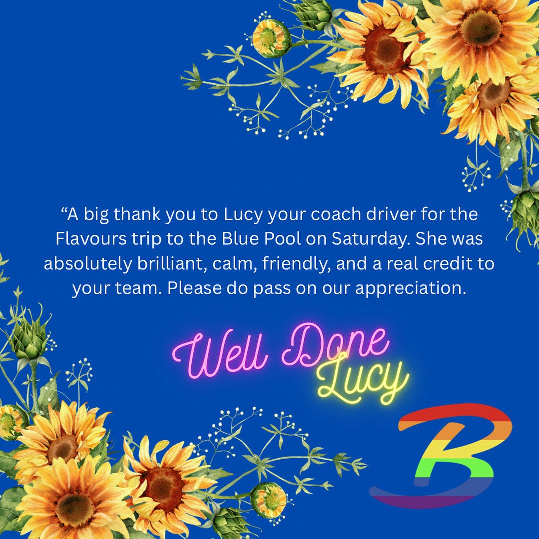 Well done Lucy! The commendations keep coming in for my wonderful team.